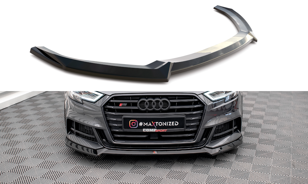 Frontlippe V3 für Audi S3 / A3 S-Line Sportback 8V Facelift