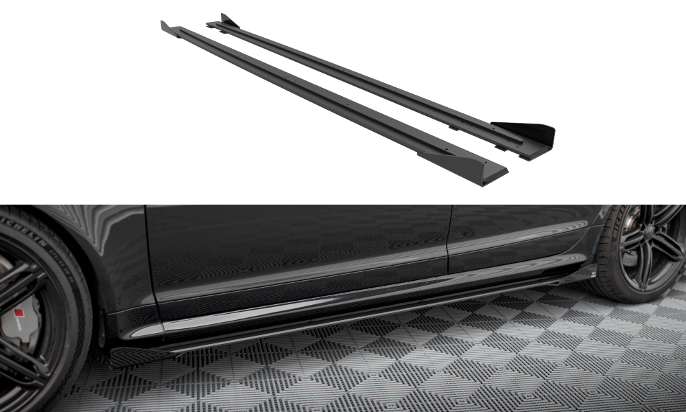 Street Pro Seitenschweller Ansatz für + Flaps Audi RS6 Avant C6