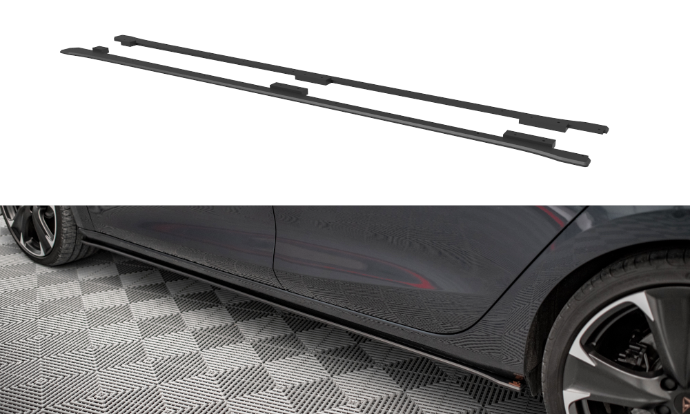 Street Pro Seitenschweller Ansatz für Cupra Leon ST / Hatchback Mk1 / Mk1 Facelift