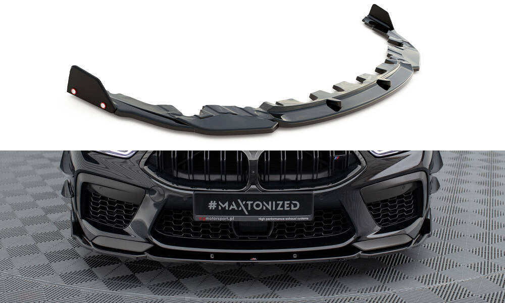 Frontlippe V1 + Flaps für BMW M8 Gran Coupe F93 / Coupe F92