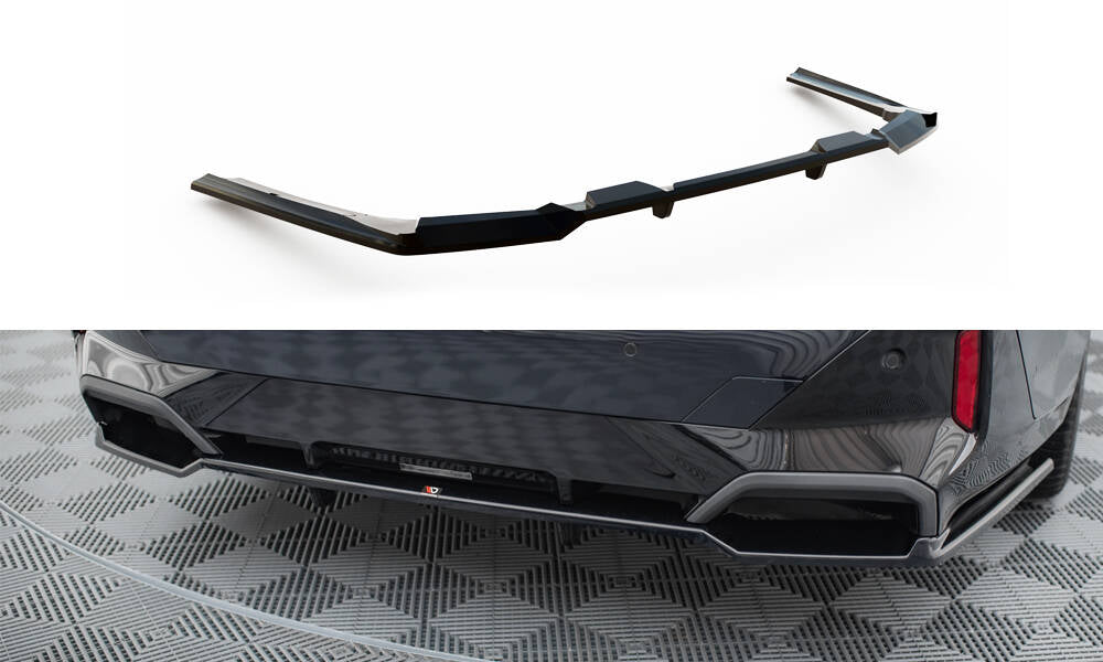 Mittlerer Cup Diffusor V2 DTM Look Heck Ansatz für BMW 5er / i5 M - Paket G60