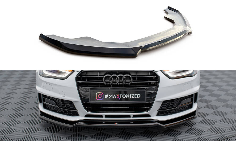 Frontlippe V2 für Audi A4 Competition B8 Facelift