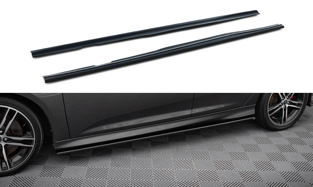 Seitenschweller Ansatz für Ford Focus ST / ST-Line Mk3 / Mk3 FL Hatchback / Kombi