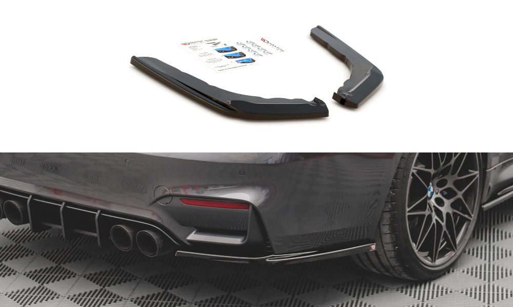 Flaps Heckansatz V2 Diffusor für BMW M4 F82