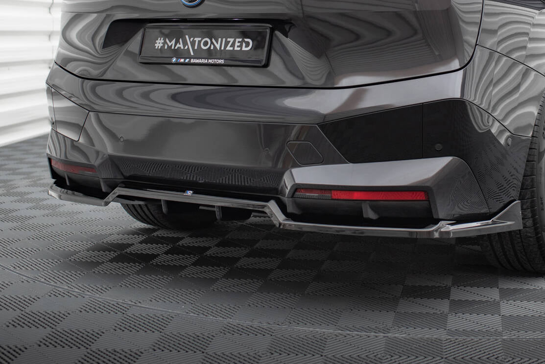 Mittlerer Cup Diffusor DTM Look Heck Ansatz für BMW iX M-Paket i20