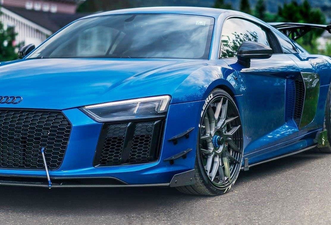 Ailes de pare - chocs avant (Canards) für Audi R8 Mk.2