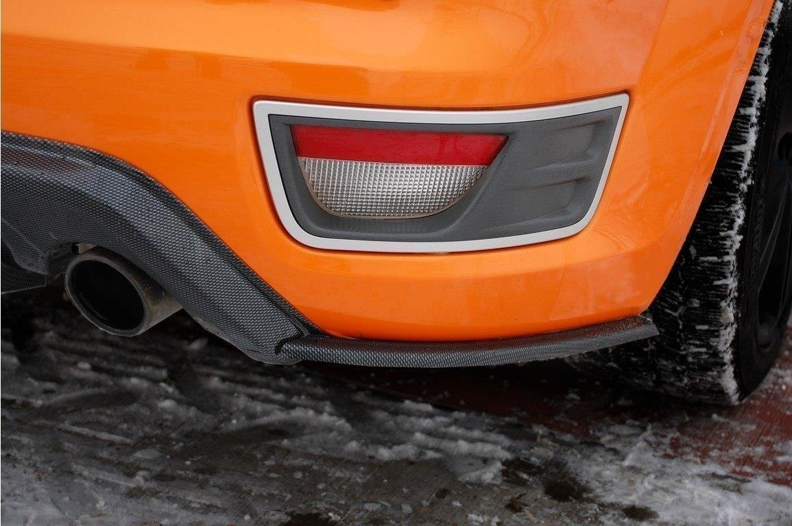 Heck Ansatz Flaps Diffusor V2 für Ford Focus ST Mk2