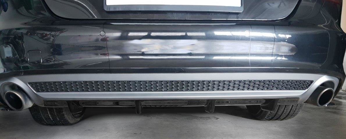 Diffusor Heck Ansatz für Audi A7 Mk1 S-Line