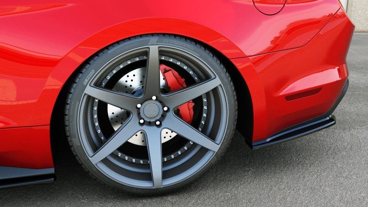 Heck Ansatz Flaps Diffusor für Ford Mustang Mk6