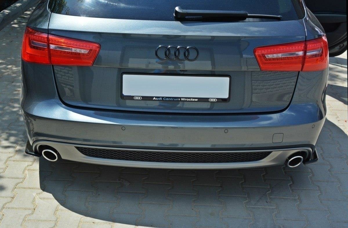 Flaps Heckansatz Flaps Heckansatz für AUDI A6 C7 S-LINE AVANT Carbon Look
