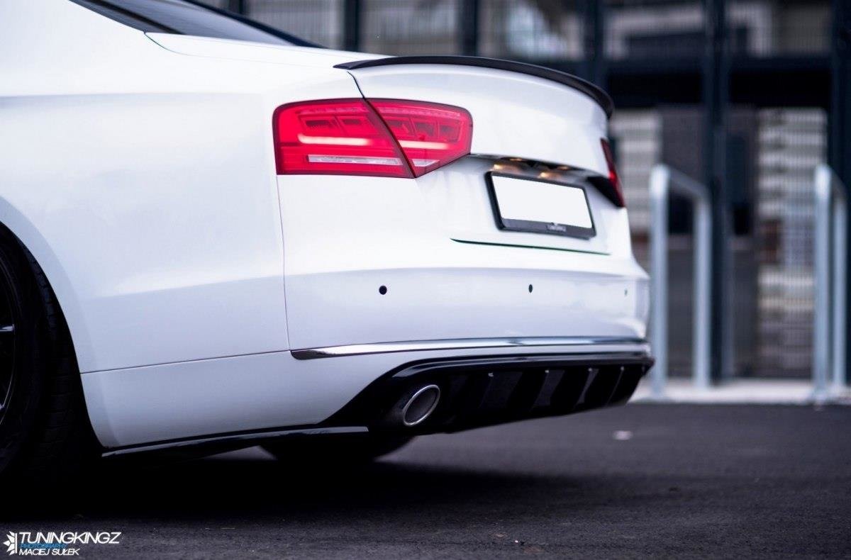Flaps Heckansatz Flaps Heckansatz für Audi A8 D4 Carbon Look