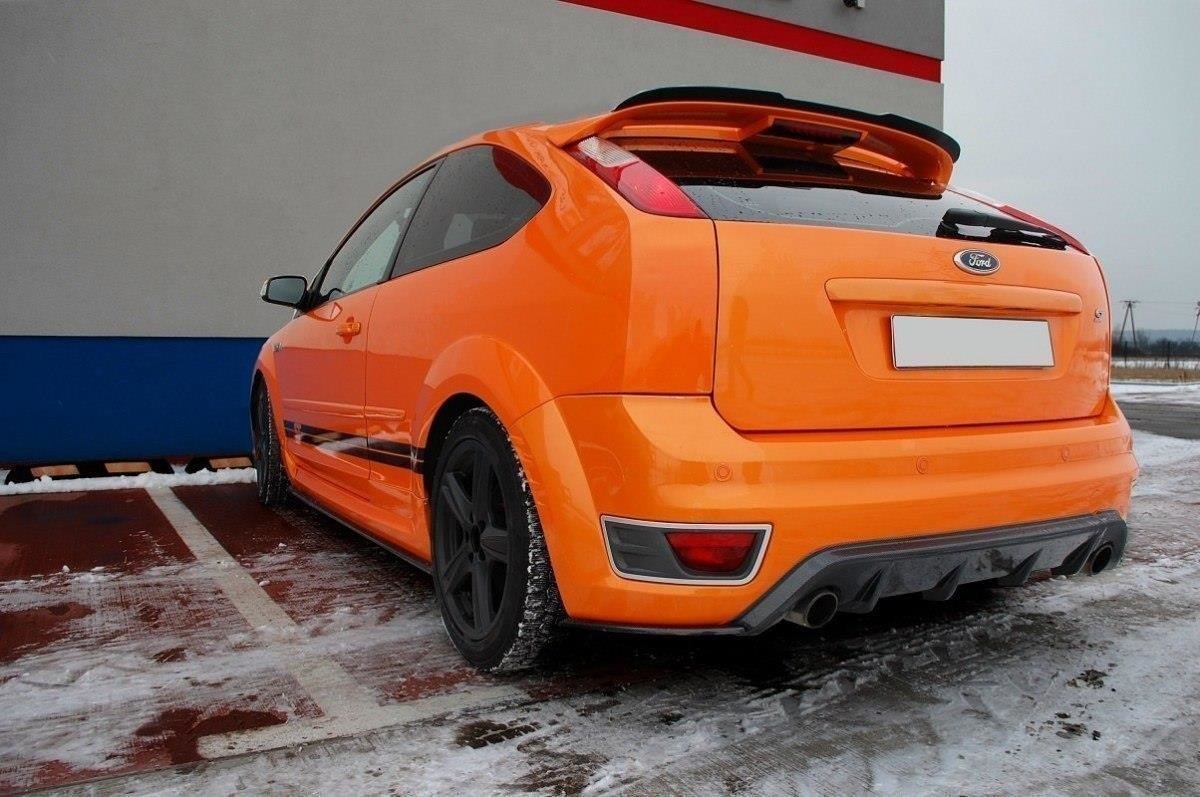Heck Ansatz Flaps Diffusor V2 für Ford Focus ST Mk2