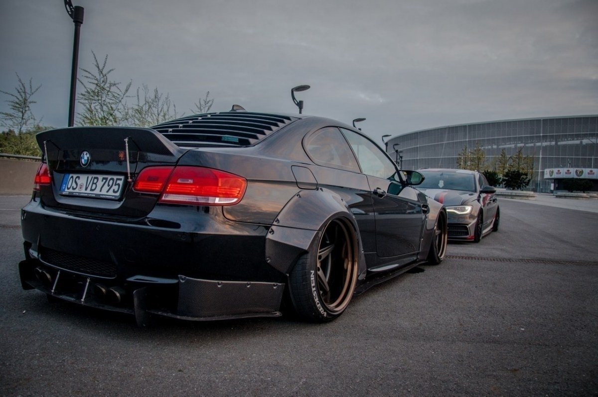 für BMW M3 E92 Heckscheiben Jalousie Spoiler