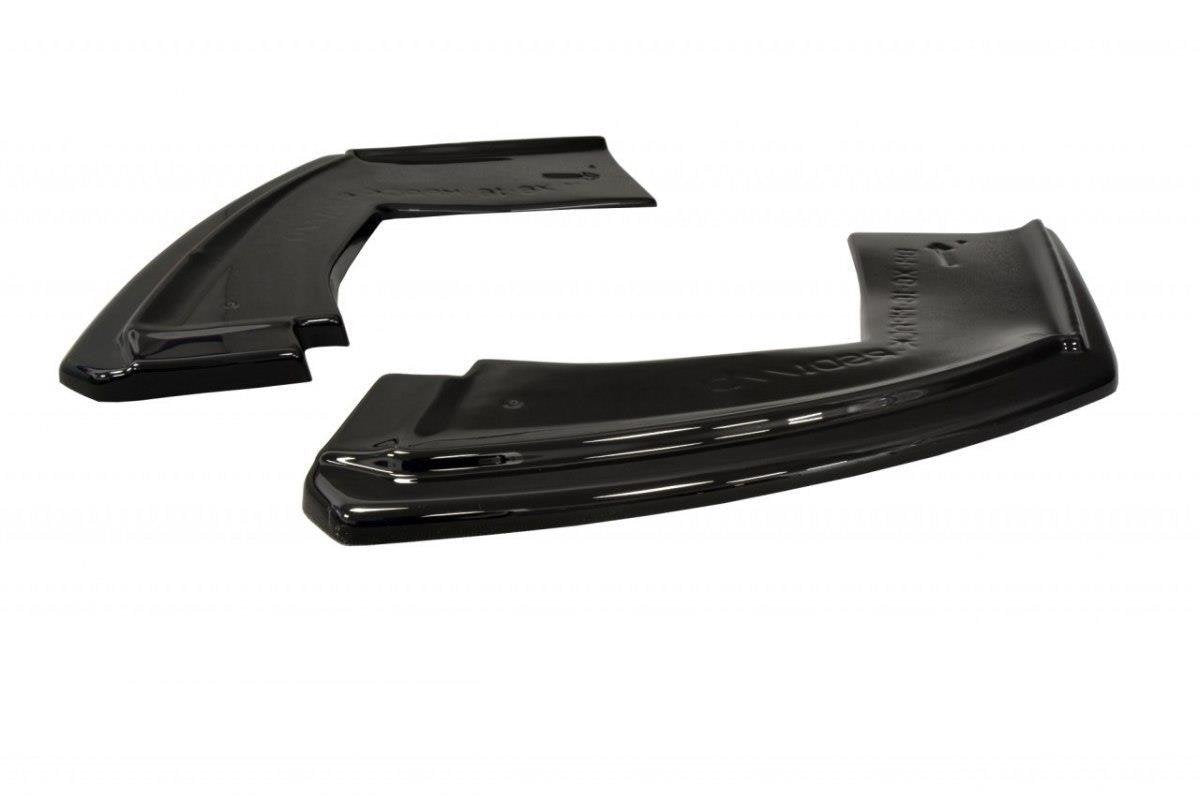 Flaps Heckansatz Diffusor für BMW X6 F16 M Paket schwarz matt