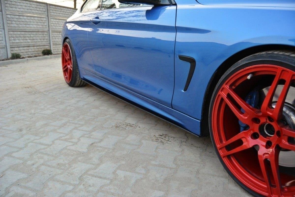 Racing Seitenschweller Ansatz für BMW 4er Coupe / Gran Coupe / Cabrio M - Paket F32 / F36 / F33
