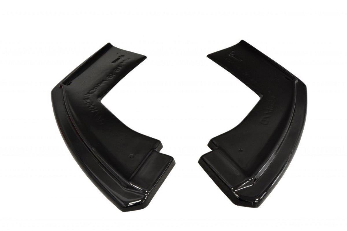 Flaps Heckansatz Diffusor für BMW X6 F16 M Paket schwarz matt