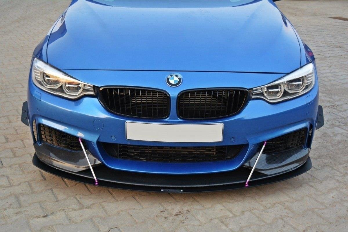 Racing Frontlippe V3 für BMW 4er Coupe / Gran Coupe / Cabrio M - Paket F32 / F36 / F33