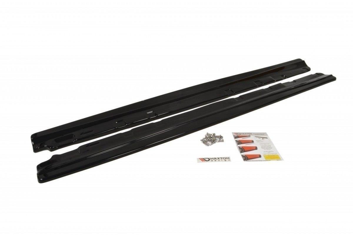 Seitenschweller Ansatz für MERCEDES C-KLASSE W204 Facelift Carbon Look