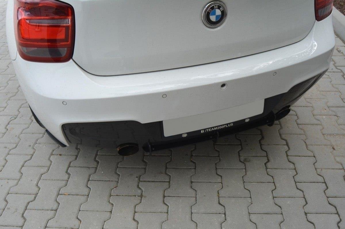 für BMW 1er F20/F21 M - POWER Diffusor Heck Ansatz für Heckschürze für & Flaps Heckansatz Diffusor für (vor Facelift)