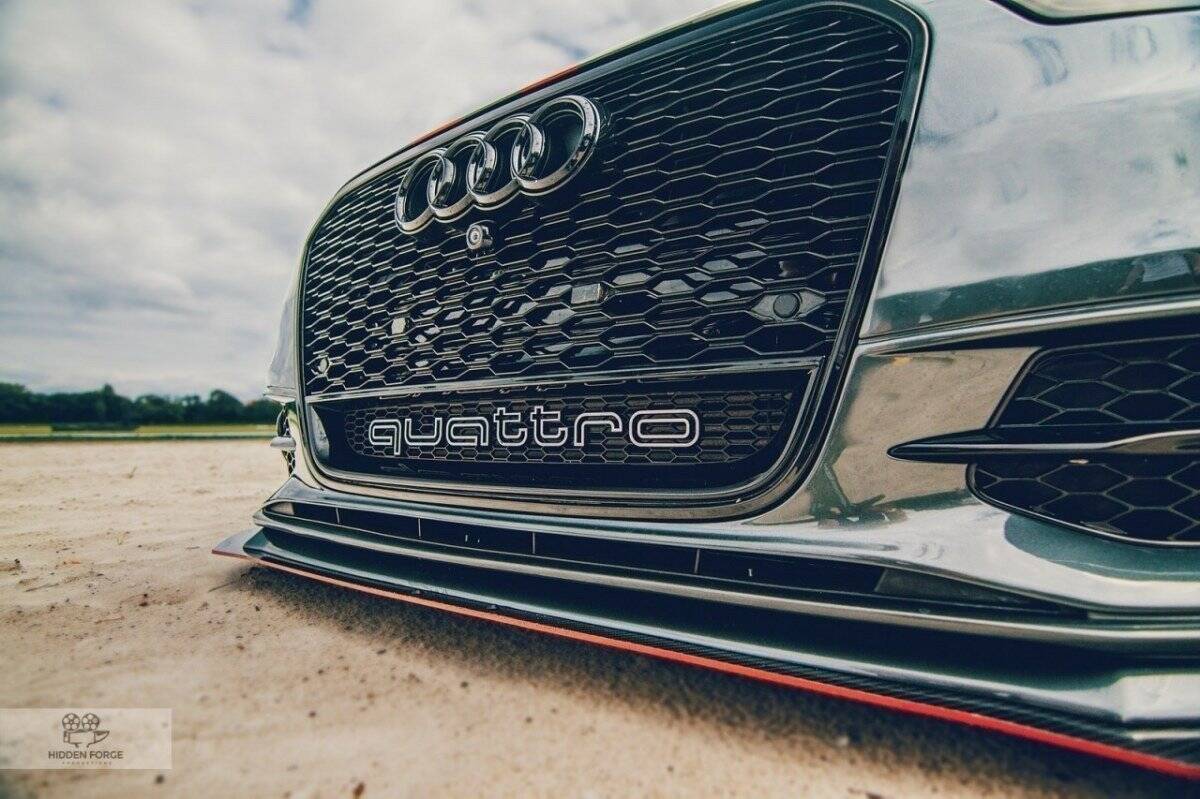 Racing Frontlippe für AUDI A6 C7 S-LINE (2 SPLITTER = 1 SATZ)