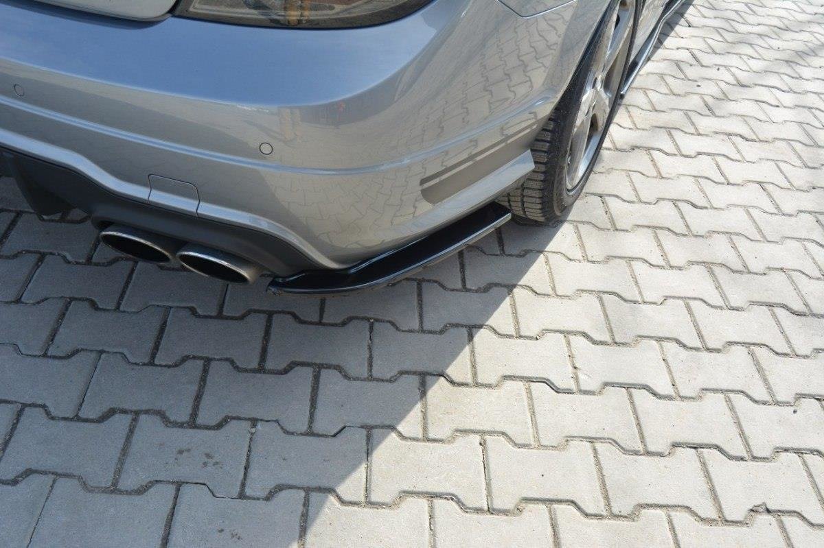 Heck Ansatz Flaps Diffusor für Mercedes-Benz C Limousine / Kombi AMG-Line W204 / S204