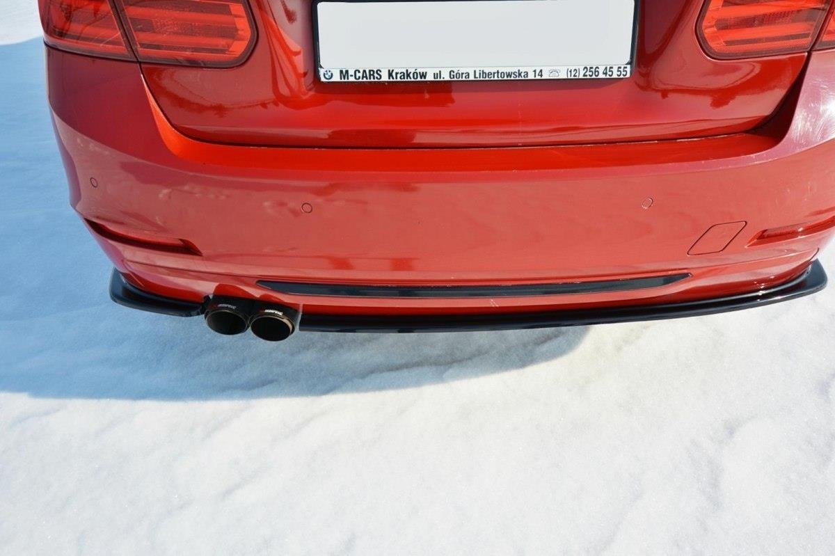 Flaps Heckansatz Diffusor für BMW 3er F30 schwarz matt