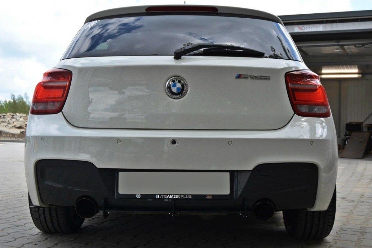 für BMW 1er F20/F21 M - POWER Diffusor Heck Ansatz für Heckschürze für & Flaps Heckansatz Diffusor für (vor Facelift)