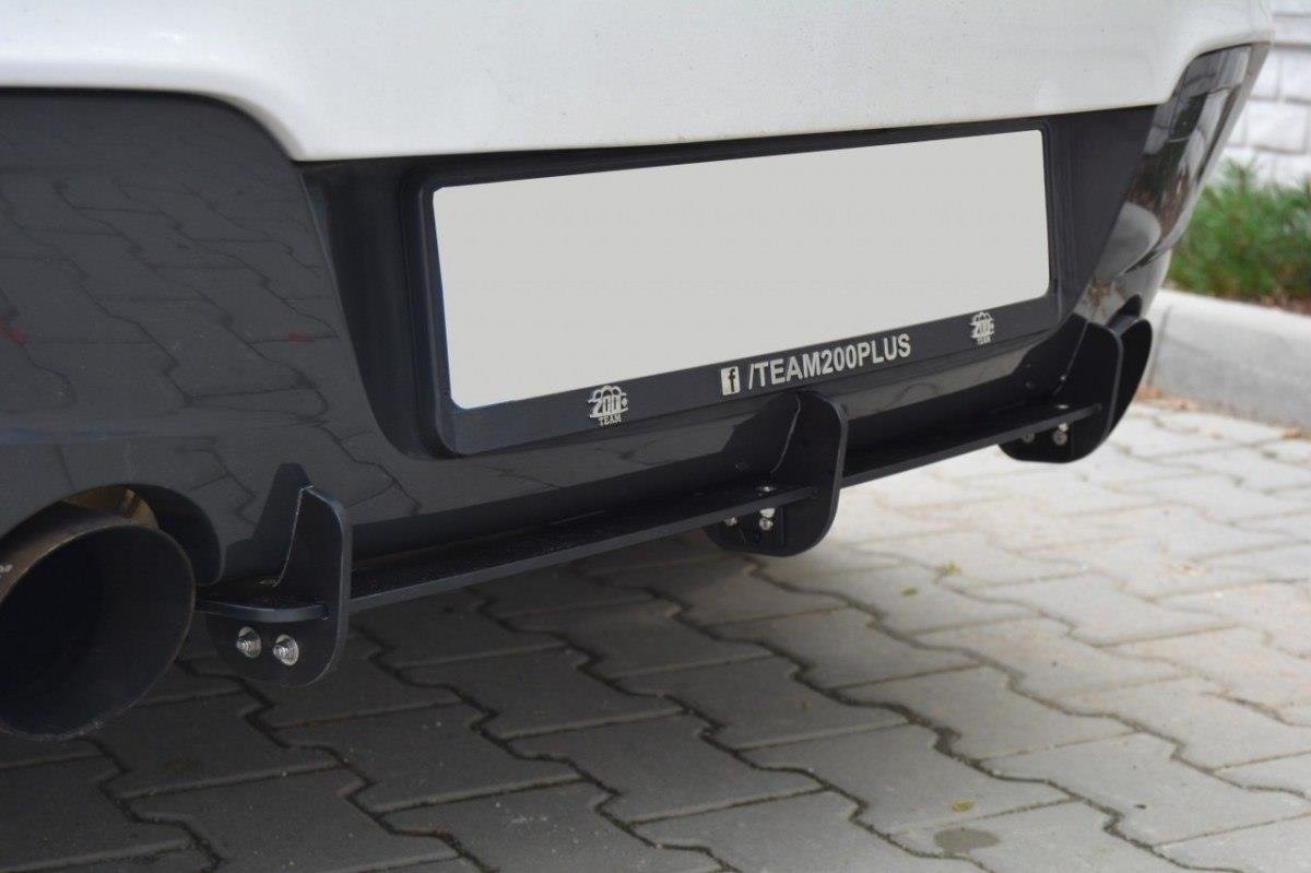 für BMW 1er F20/F21 M - POWER Diffusor Heck Ansatz für Heckschürze für & Flaps Heckansatz Diffusor für (vor Facelift)