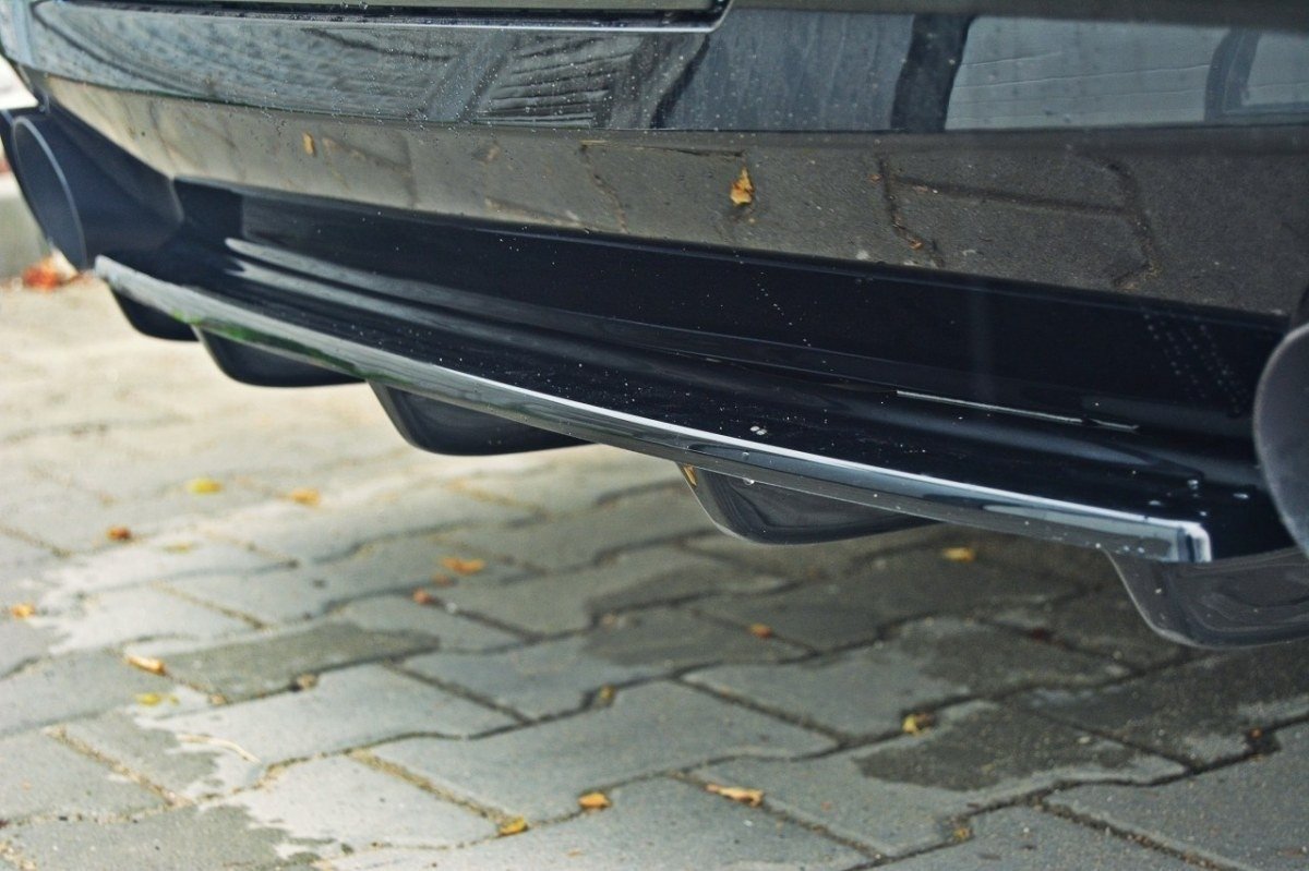 Heckansatz für BMW 5er F11 M Paket (mit zwei Doppel Endstücken)