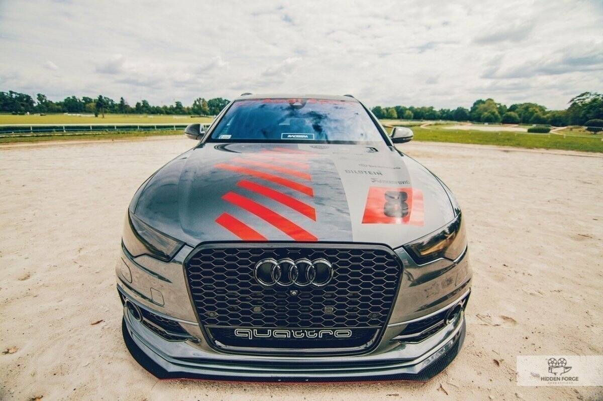 Racing Frontlippe für AUDI A6 C7 S-LINE (2 SPLITTER = 1 SATZ)