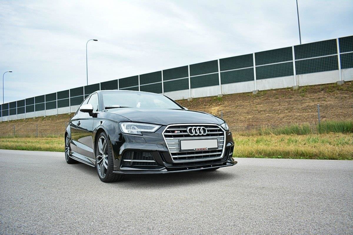Frontlippe V1 für Audi S3 / A3 S-Line Hatchback / Sportback 8V Facelift