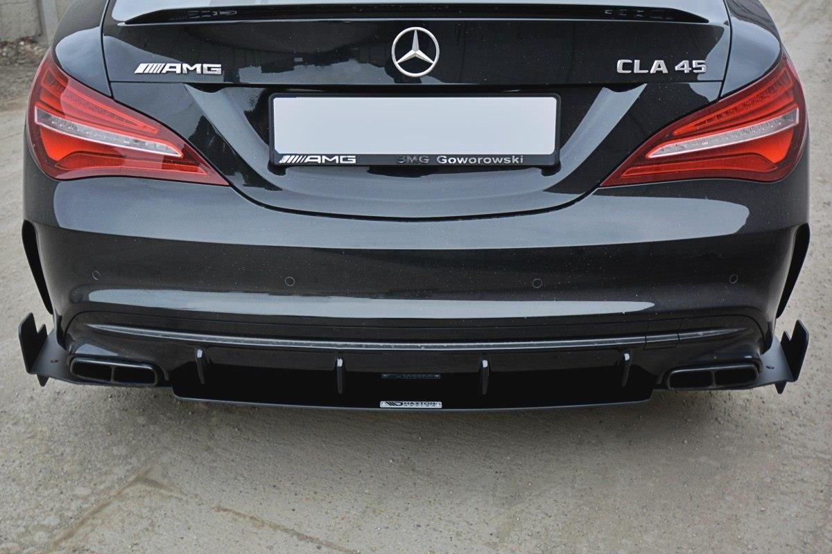 Diffusor V3 Heck Ansatz für Diffusor für Mercedes CLA A45 AMG C117 Facelift