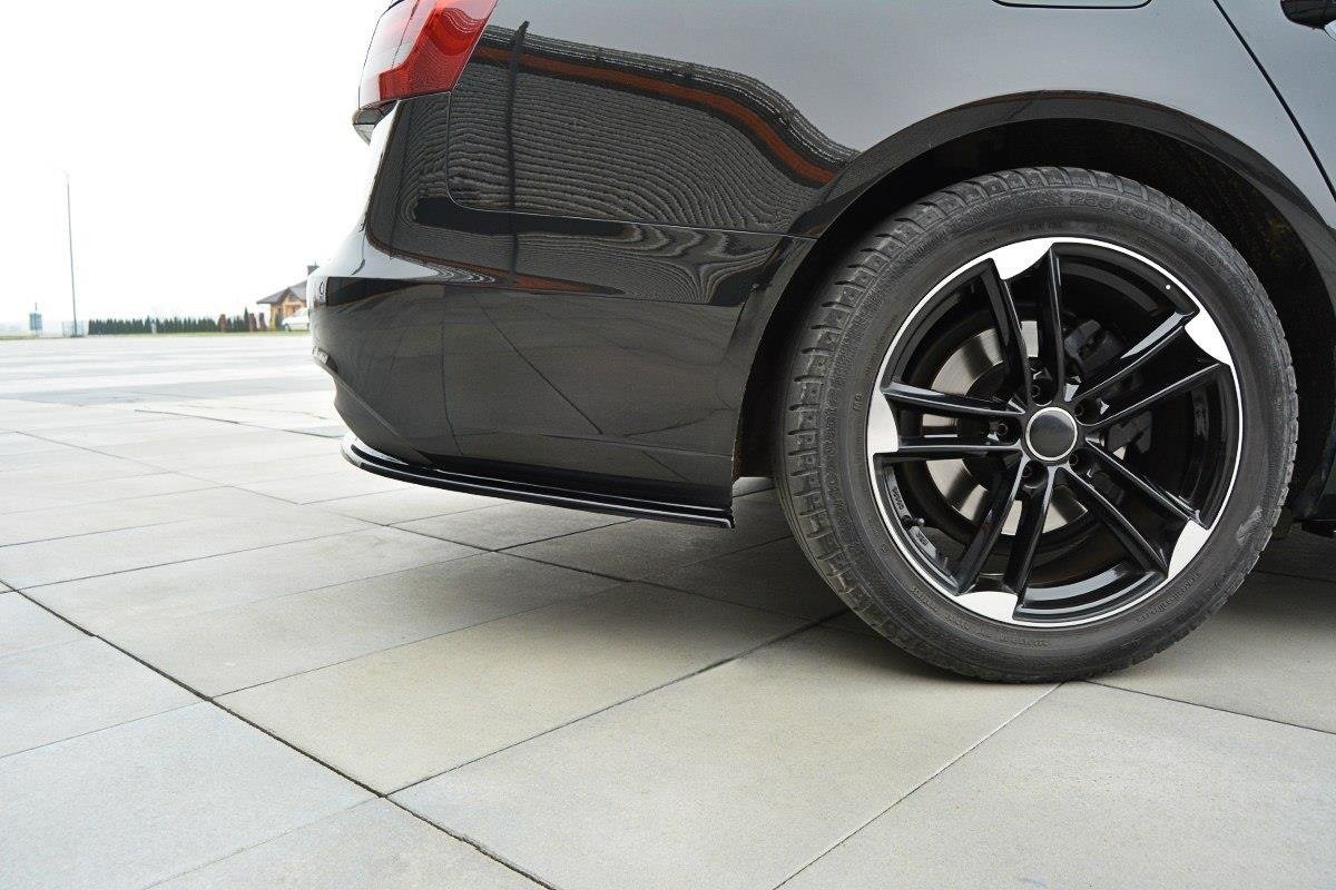 Flaps Heckansatz Flaps Heckansatz für Audi A6 C7 schwarz matt