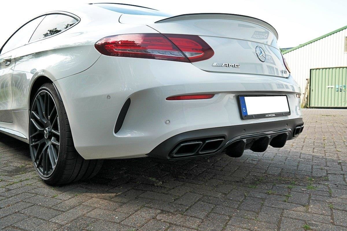 Diffusor Heck Ansatz für Mercedes C-Klasse C205 63 AMG Coupe