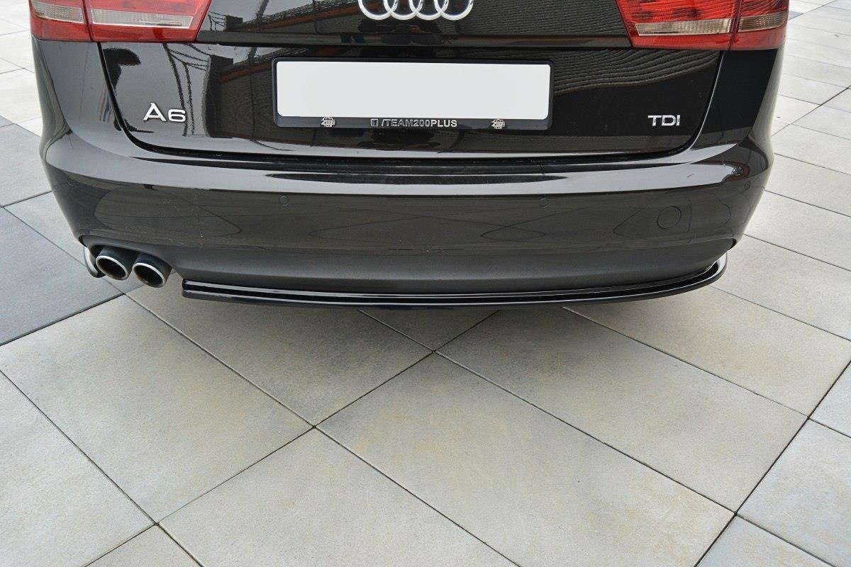 Flaps Heckansatz Flaps Heckansatz für Audi A6 C7 schwarz matt