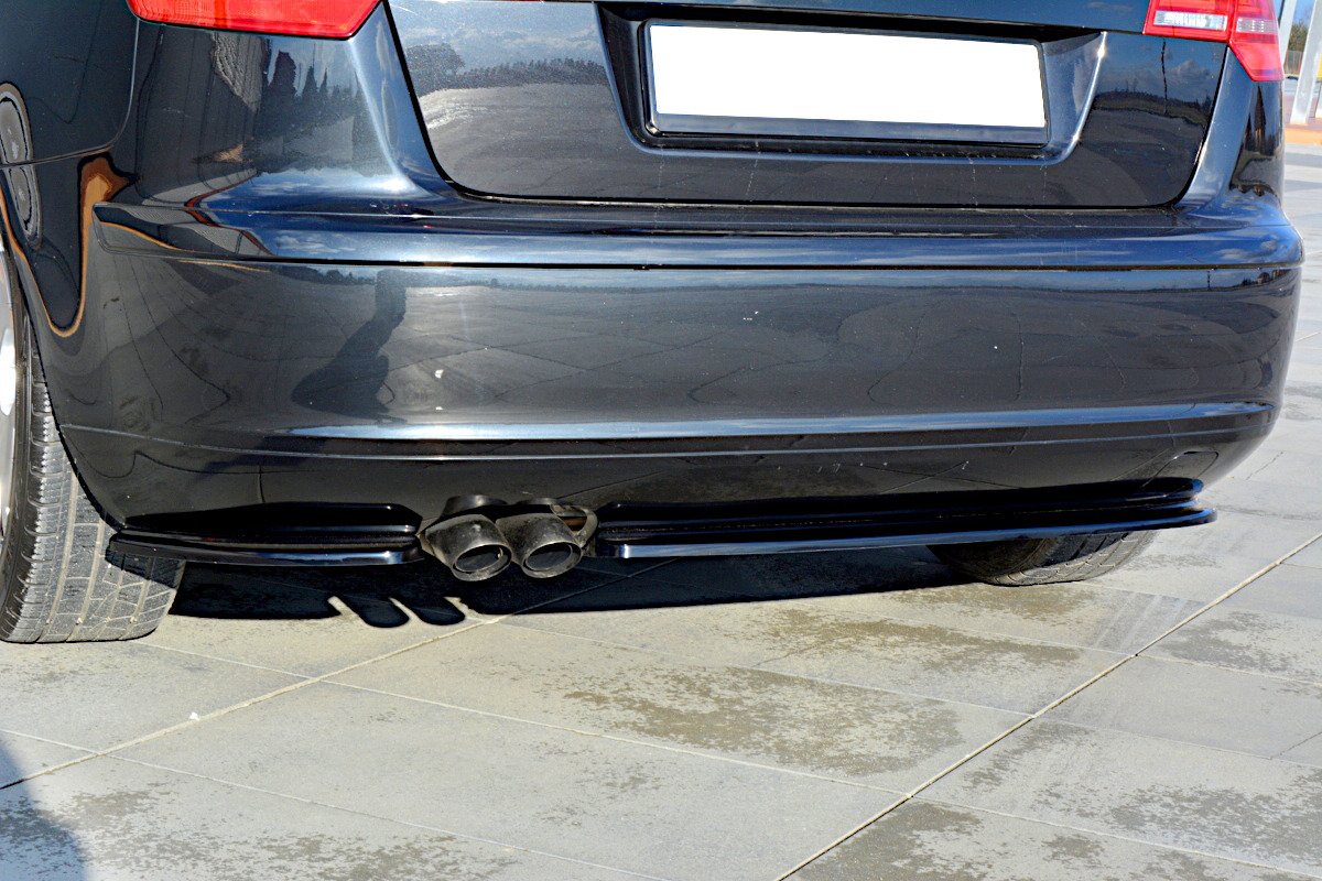 Splitter / Diffusor Heck Ansatz für Audi A3 Sportback 8P / 8P Facelift