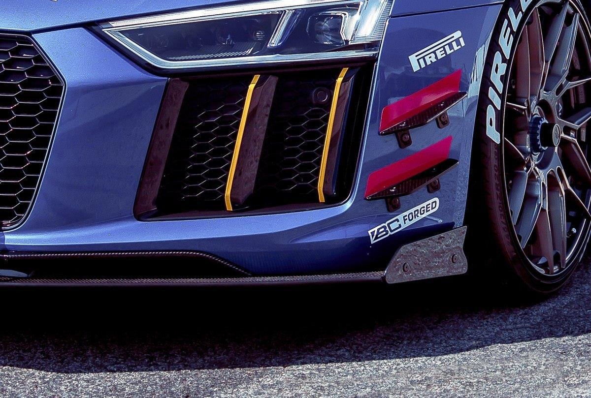 Ailes de pare - chocs avant (Canards) für Audi R8 Mk.2