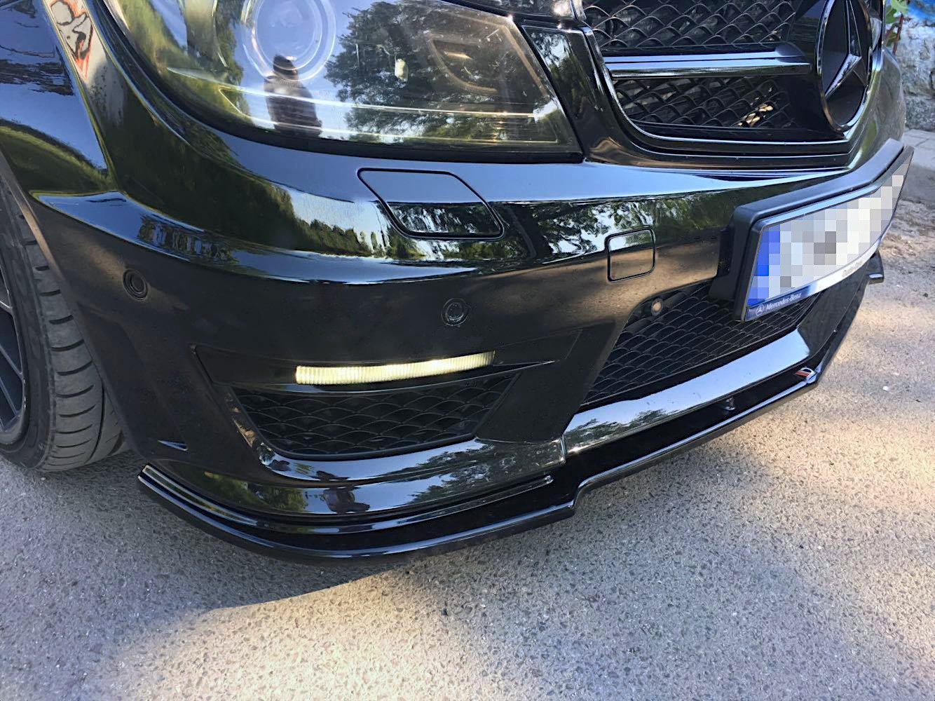 Frontlippe für Mercedes AMG C63 W204 FACELIFT Carbon Look