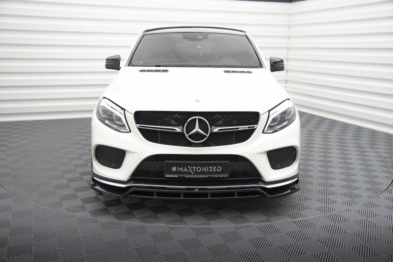 Frontlippe V2 für Mercedes-Benz GLE Coupe 43 AMG / AMG-Line C292