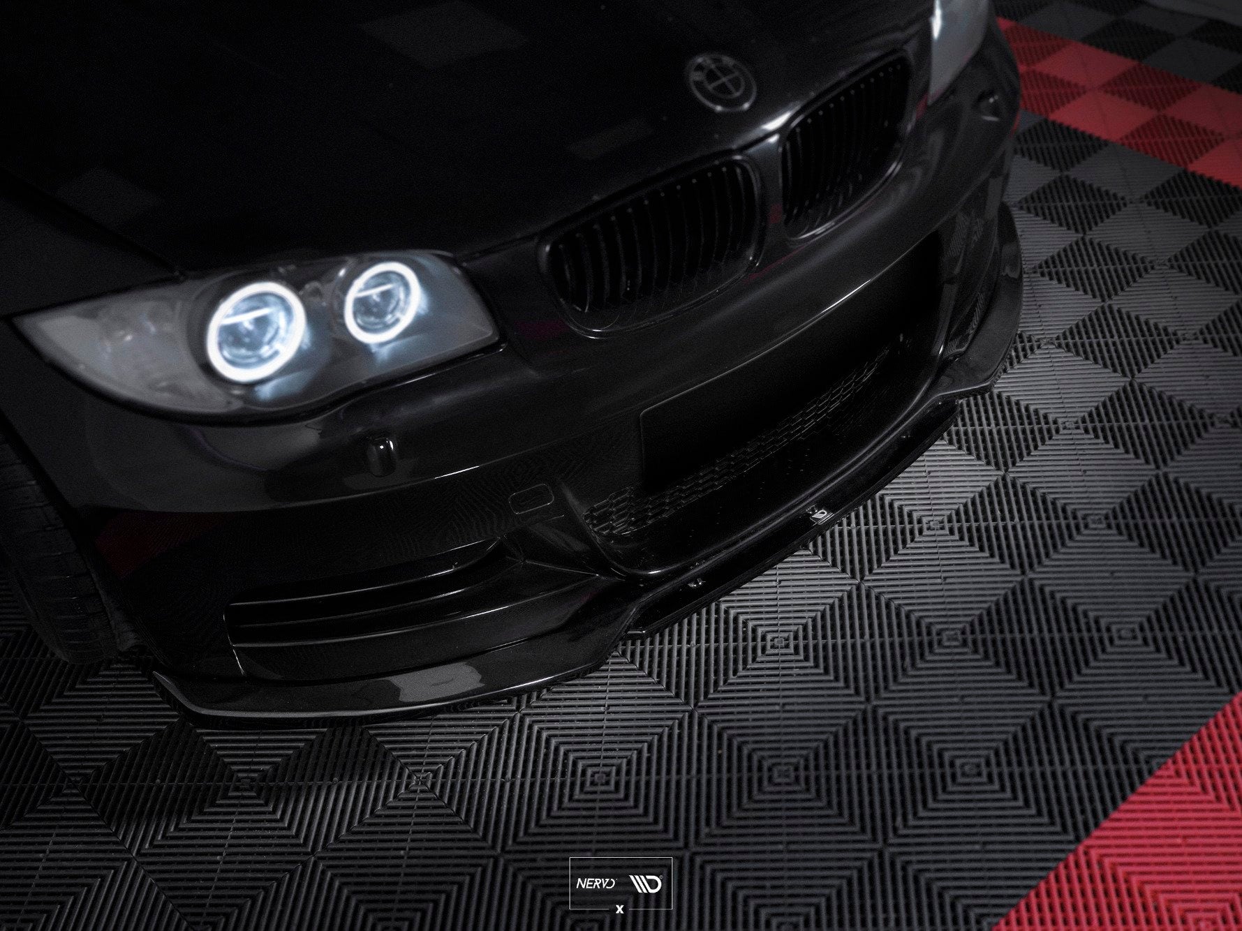 Frontlippe V1 für for BMW 1er E82 FACELIFT M Paket