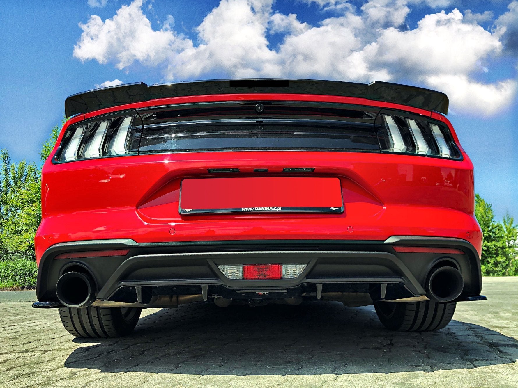 Diffusor Heck Ansatz für Ford Mustang Mk. 6 Facelift
