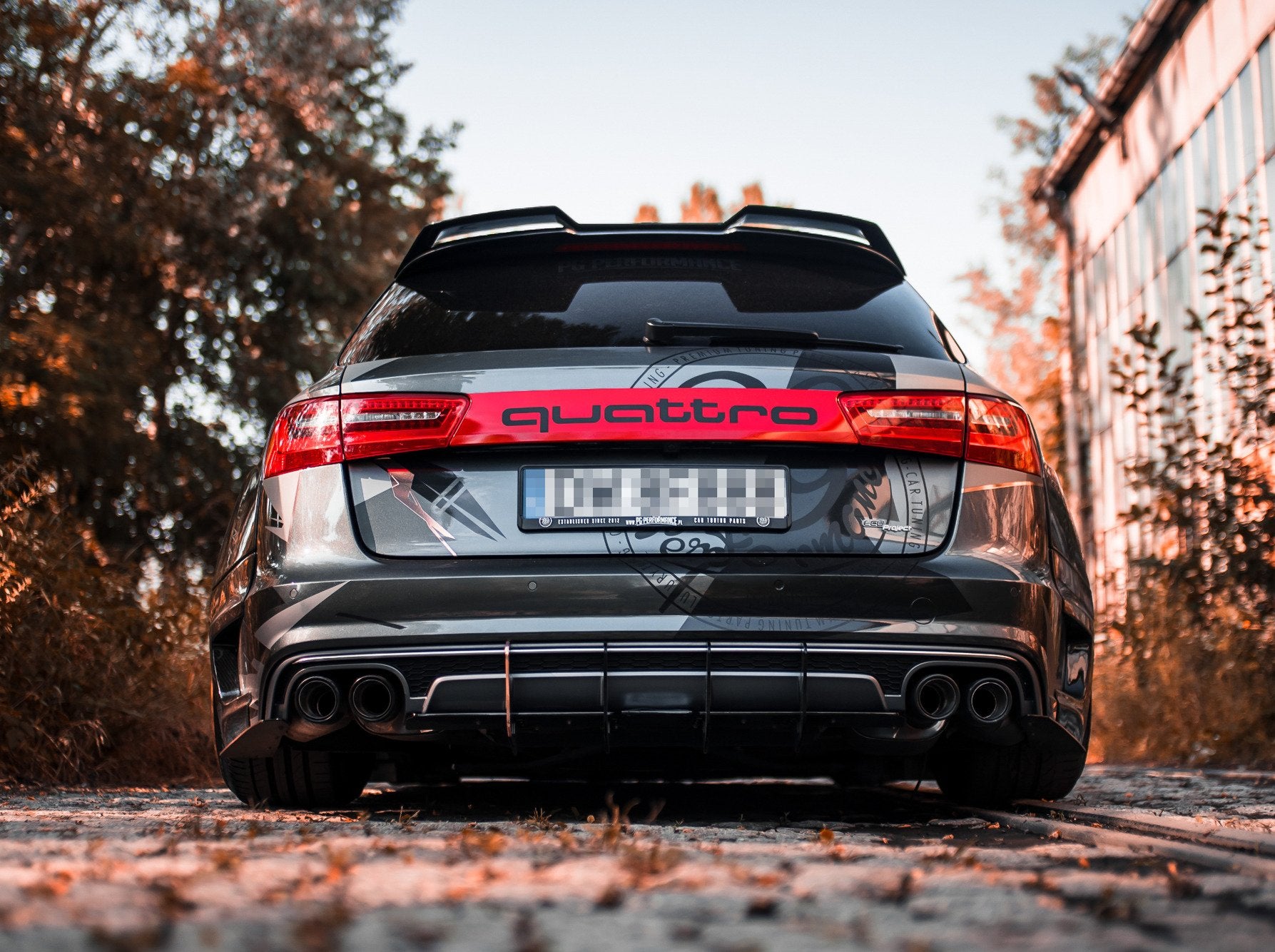 Spoiler für Audi S6 / A6 S - Line C7 / C7 FL Avant