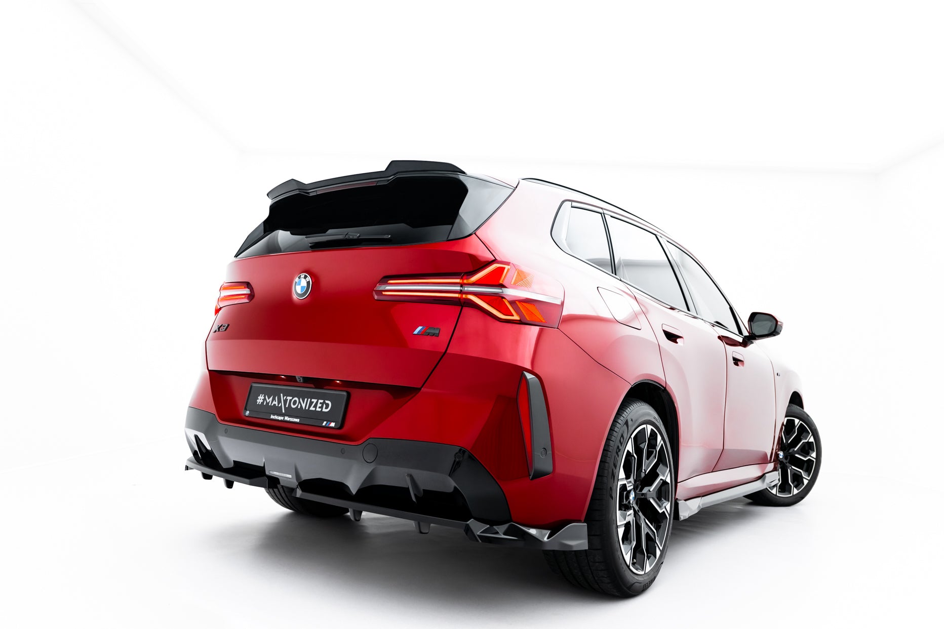 Mittlerer Cup Diffusor DTM Look Heck Ansatz für BMW X3 M-Paket G45