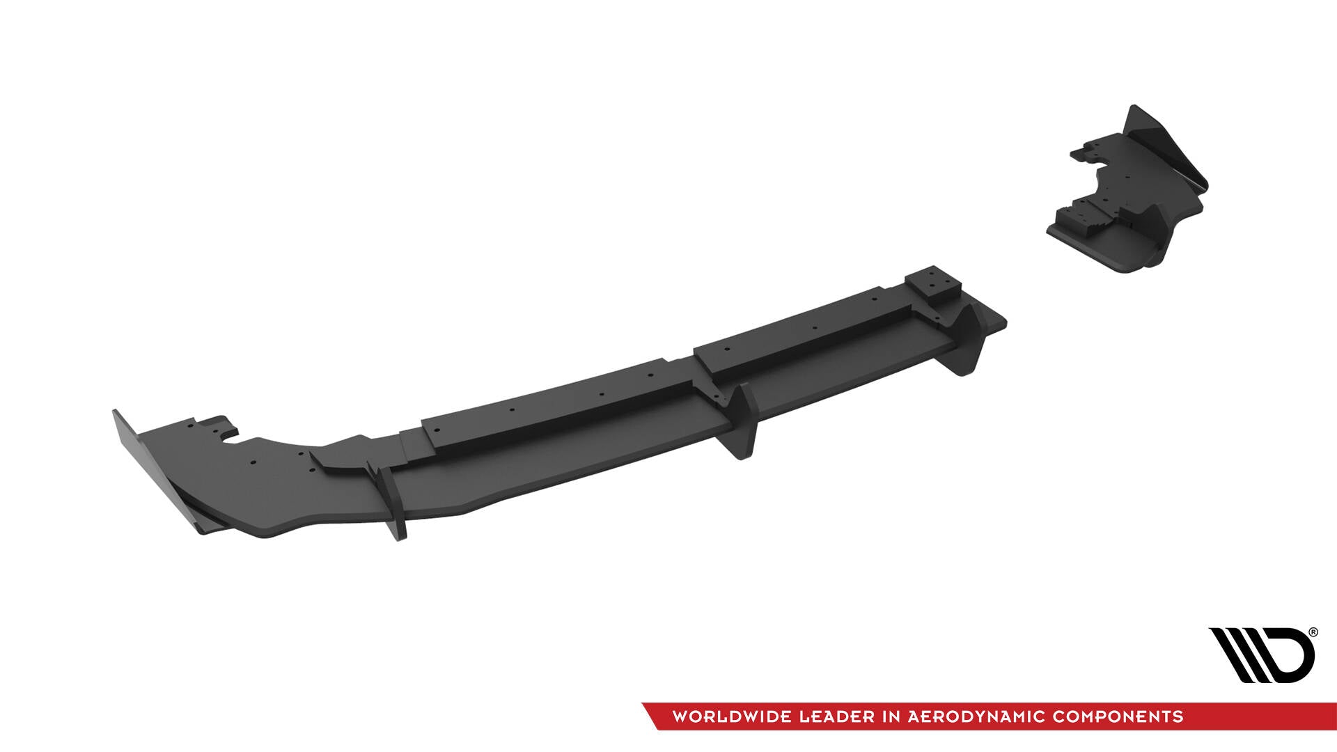 Street Pro Diffusor Heck Ansatz +Flaps für Ford Fiesta Mk8 ST