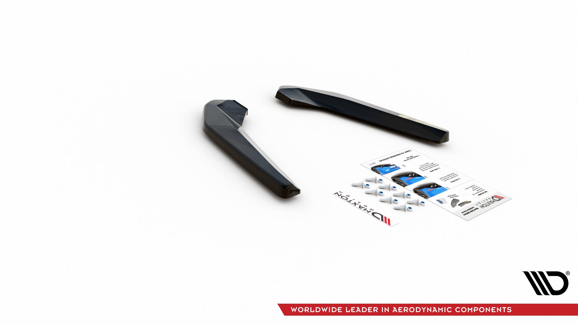 Flaps Heckansatz Diffusor für BMW X1 M-Paket F48 / F48 Facelift