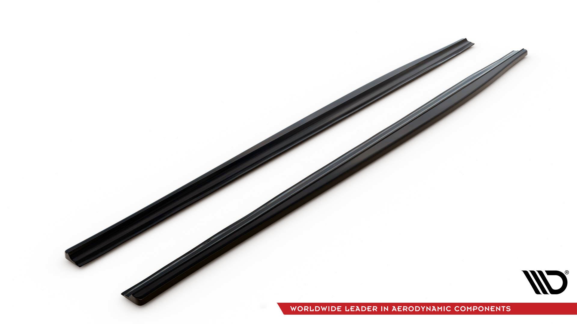 Seitenschweller Ansatz für BMW 1er F21 M135i / M140i / M-Paket schwarz matt