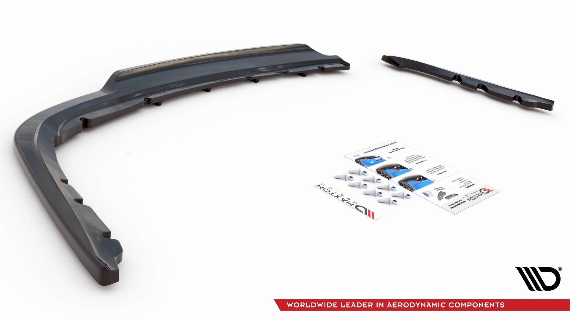 Mittlerer Cup Diffusor DTM Look Heck Ansatz für BMW 3er Limousine E90