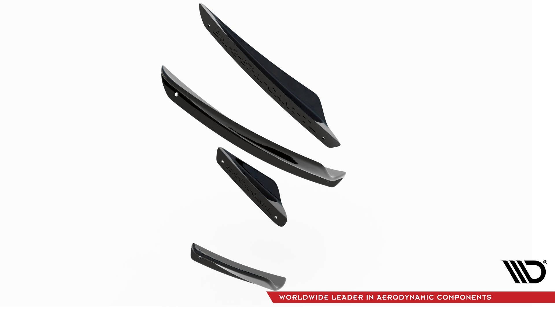Stoßstangen Flaps Wings vorne Canards für BMW M2 F87