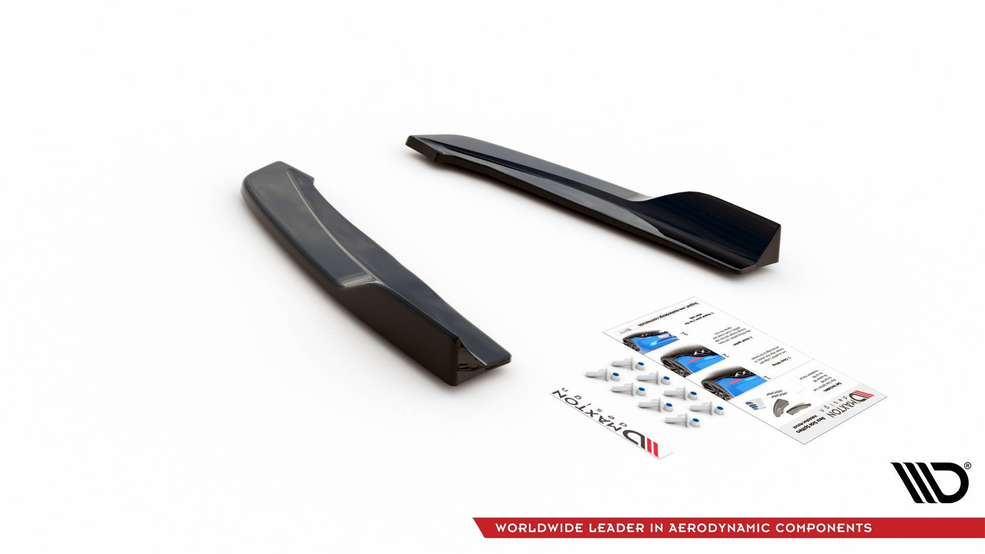 Heck Ansatz Flaps Diffusor V2 für Ford Focus ST-Line Kombi Mk4