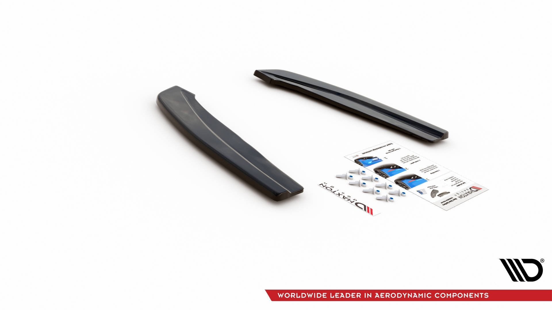Heck Ansatz Flaps Diffusor V1 für Ford Focus ST-Line Kombi Mk4